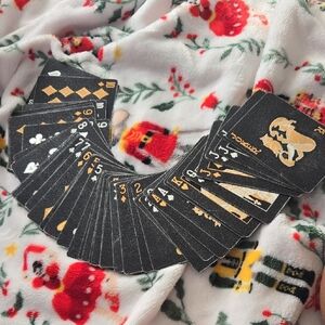 Black and Gold Playing Cards